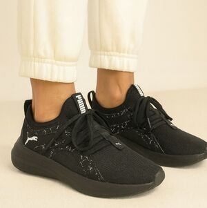 Puma Men's Black Athletic Shoes